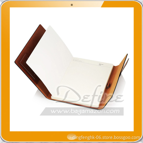 Light Brown Leather Padfolio Portfolio